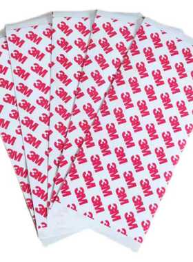 红色强粘5元5张标签3M保证正品双面胶PVC 3m手工辅料