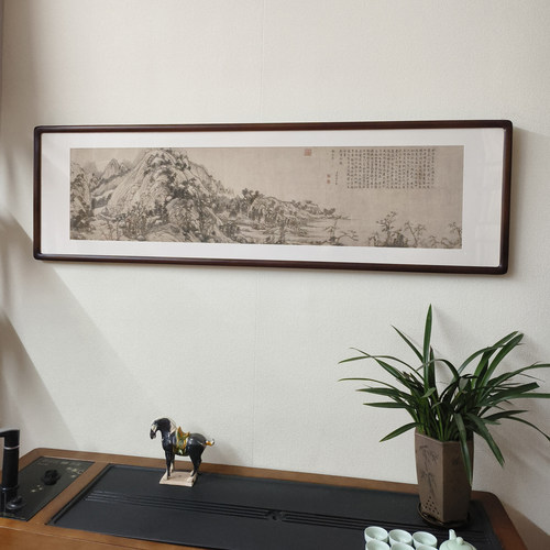 新中式富春山居图背景墙装饰画