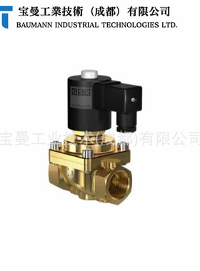 德国GSR电磁阀3523/1004/T802TH带活塞密封力先导式两位2通电磁阀