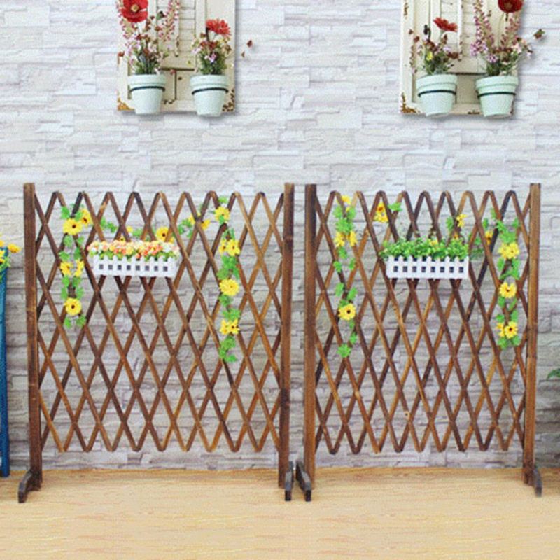 庭院装饰有框拉网 碳化网格实木栅栏 户外种植隔离栏架厂家直供,鲜花速递/花卉仿真/绿植园艺,栅栏,淘宝优惠券,粉丝福利购,淘宝优惠卷
