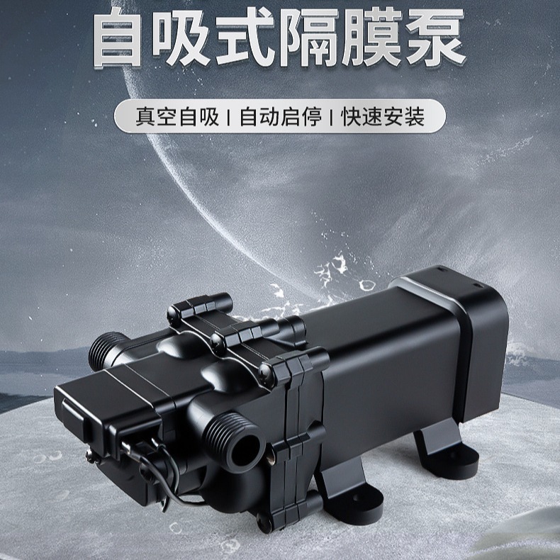 12V水泵浇花浇地水泵电动隔膜泵增压水泵自吸泵