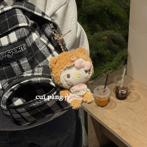 Мультяшная плюшевая подвеска, соска, кукла, украшение на сумку, брелок, с медвежатами