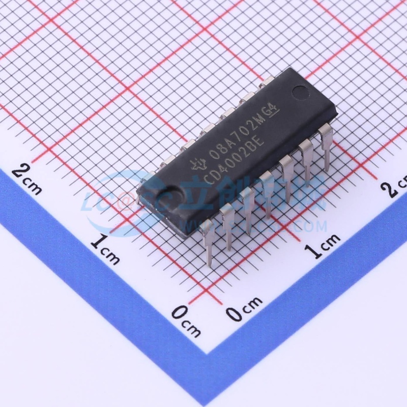 逻辑门 CD4002BE PDIP-14 TI/德州 电子元器件配单原装正品