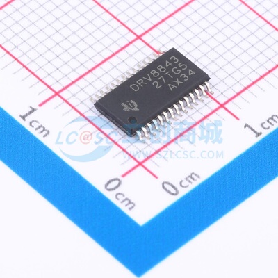 步进电机驱动芯片 DRV8843PWPR HTSSOP-28 TI/德州 电子元件配单