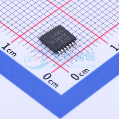 反相器 SN74LV06APWR TSSOP-14 TI/德州 电子元器件配单原装正品