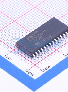 单片机(MCU/MPU/SOC) PIC32MX130F064B-I/SO SOIC-28 MICROCHIP(