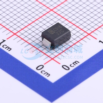 静电保护器(TVS/ESD) P6SMB27CA/TR13 DO-214AA Brightking/君耀