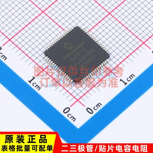 数字信号处理器(DSP/DSC) dsPIC33EV64GM006-I/PT TQFP-64 MICROC