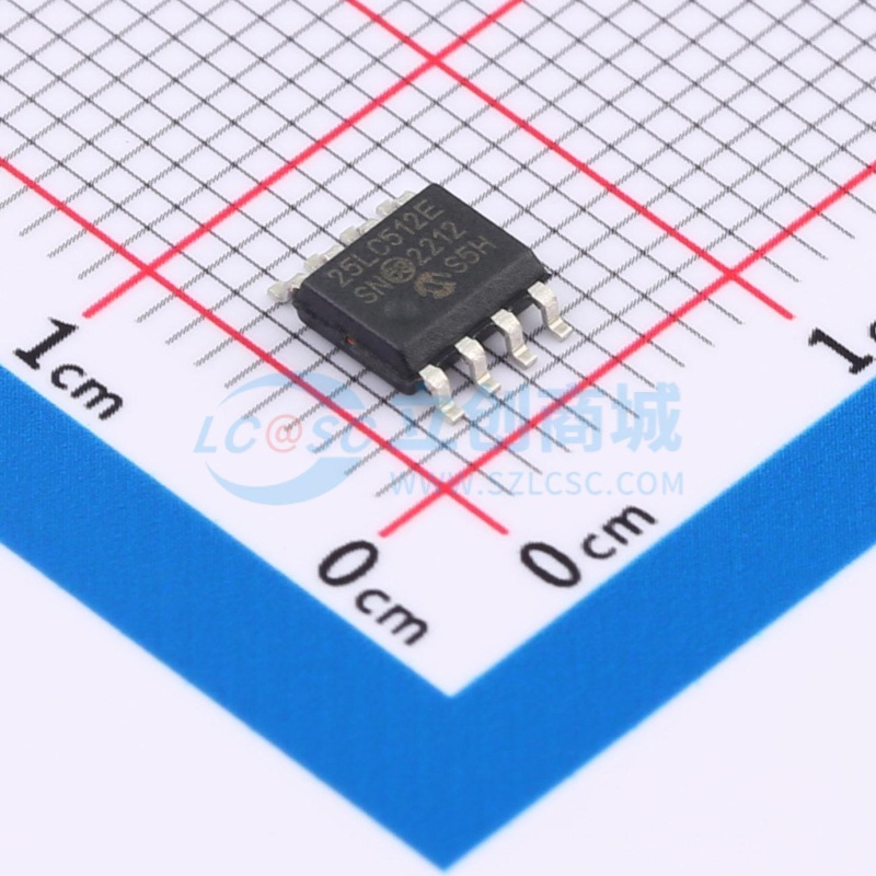 EEPROM 25LC512T-E/SN SOIC-8 MICROCHIP(美国微芯) 电子元件配单