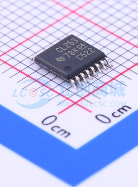 模拟开关/多路复用器 SN74CBTLV3253PWR TSSOP-16 TI/德州 元器件