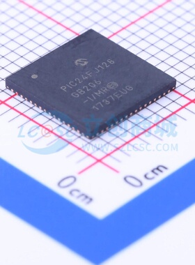 单片机(MCU/MPU/SOC) PIC24FJ128GB206-I/MR QFN-64 MICROCHIP(美