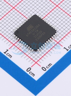 单片机(MCU/MPU/SOC) ATMEGA1284-AUR TQFP-44 MICROCHIP(美国微