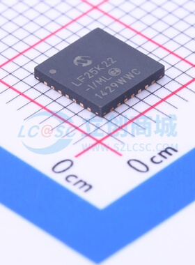 单片机(MCU/MPU/SOC) PIC18LF25K22-I/ML QFN-28 MICROCHIP(美国