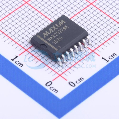RS232芯片 MAX232EWE+ SOIC-16 MAXIM(美信) 电子元器件原装正品