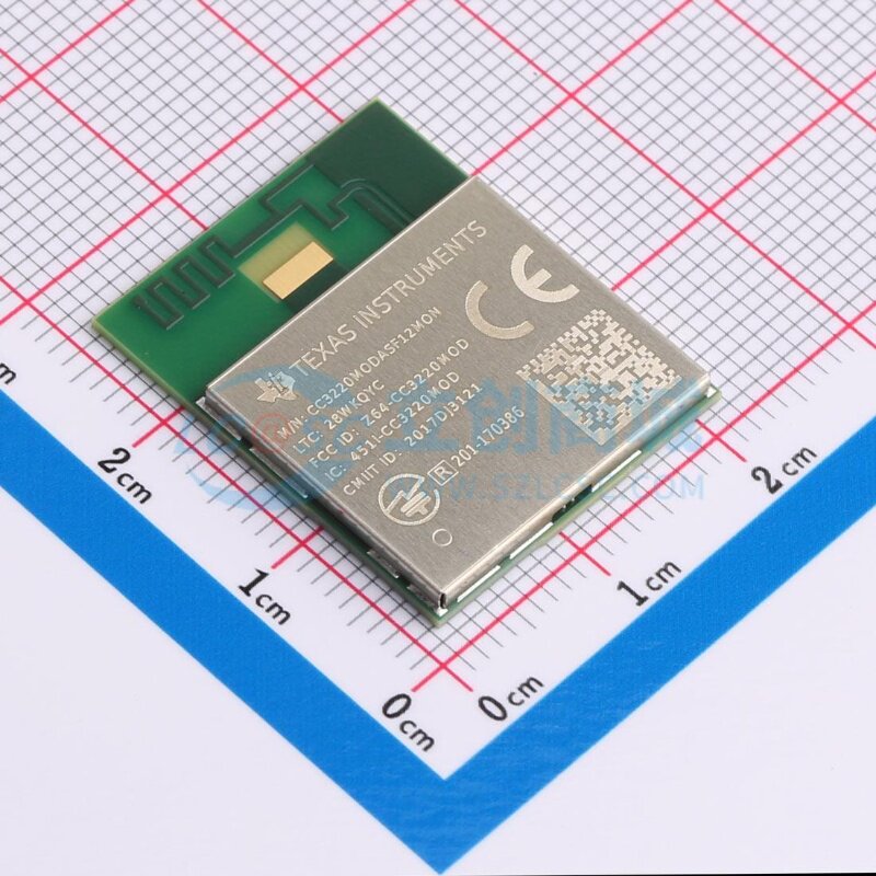 WiFi模块 CC3220MODASF12MONR QFM-63(25.5x20.5) TI/德州 元器件