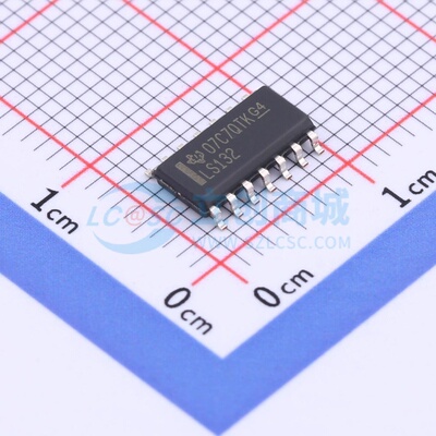 逻辑门 SN74LS132DR SOIC-14 TI/德州 电子元器件配单原装正品