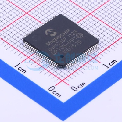 数字信号处理器(DSP/DSC) DSPIC33FJ128GP708-I/PT TQFP-80 MICRO