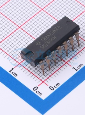 反相器 SN7404N PDIP-14 TI/德州 电子元器件配单原装正品