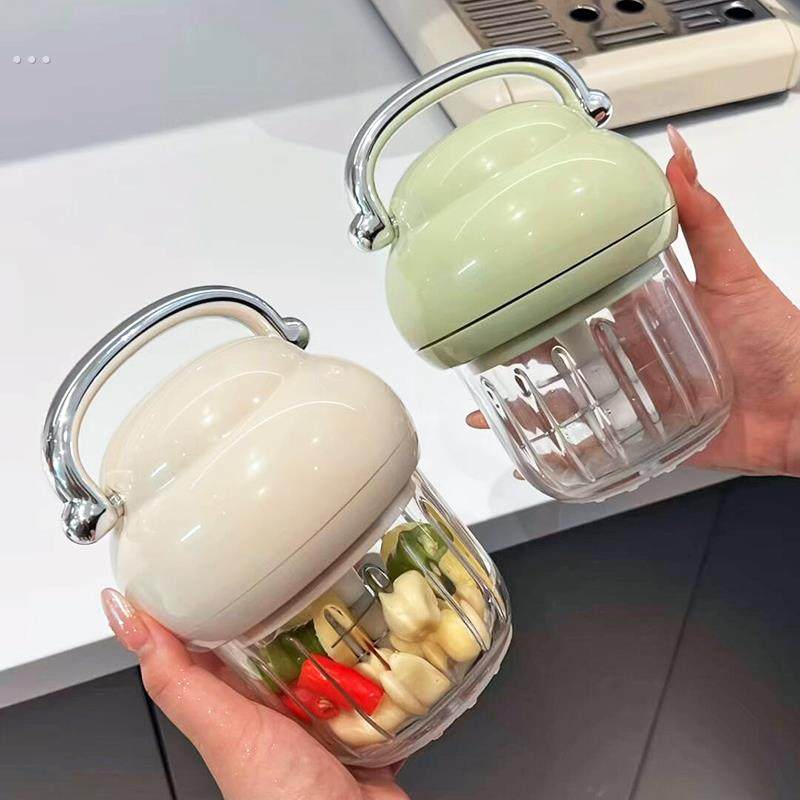 电动蒜泥搅碎器泡芙料理机家用小型便携式捣蒜器多功能宝宝辅食机