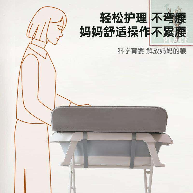 婴儿洗澡盆支架婴儿洗澡盆可折叠婴儿浴盆高支架新生儿护理台洗屁