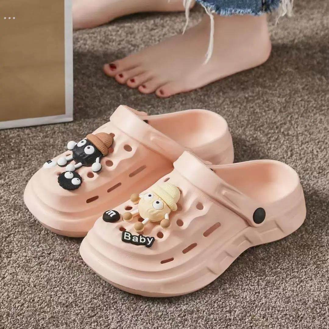 【36-45码】EVA洞洞鞋男女时尚外穿拖鞋女夏天拖鞋家居鞋情侣凉拖