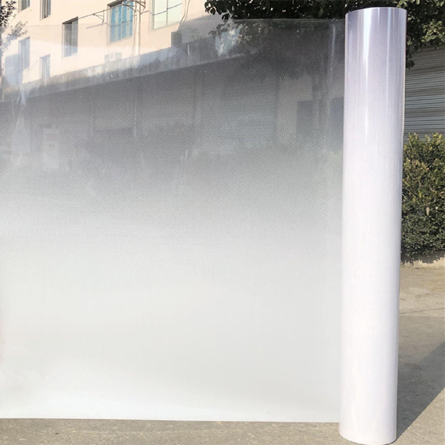 圆点渐层膜单向双向办公室隔断磨砂玻璃贴膜半透光会议室贴纸装饰