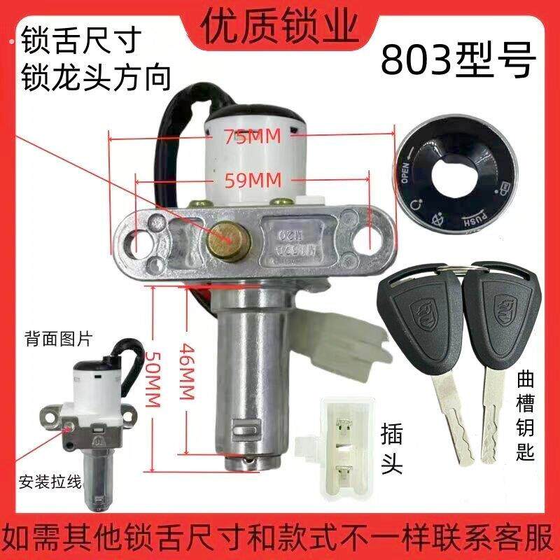 电动车锁芯电门锁芯电摩锁芯倍特/欧派/比德文/尚领/玉骑铃锁适配