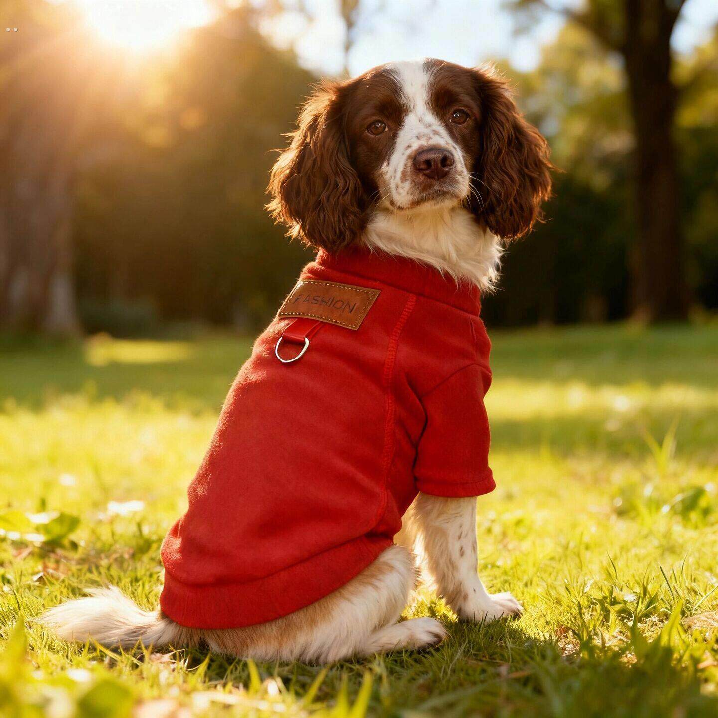 史宾格专用狗狗衣服2025新款大型犬冬天小狗秋冬季卫衣可牵引保暖