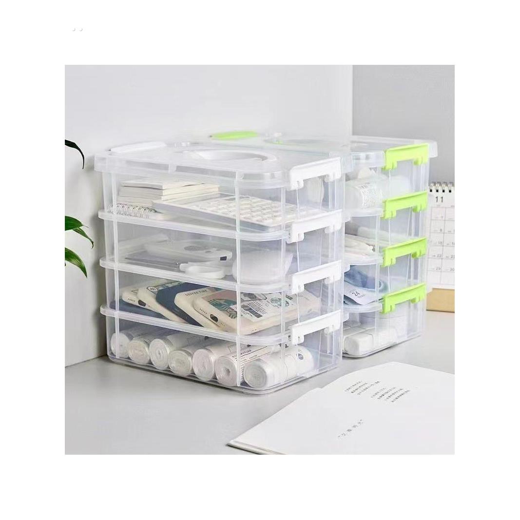 杂物收纳盒工具分类盒子装玩具积木小颗粒零件分格抽屉储物整理箱