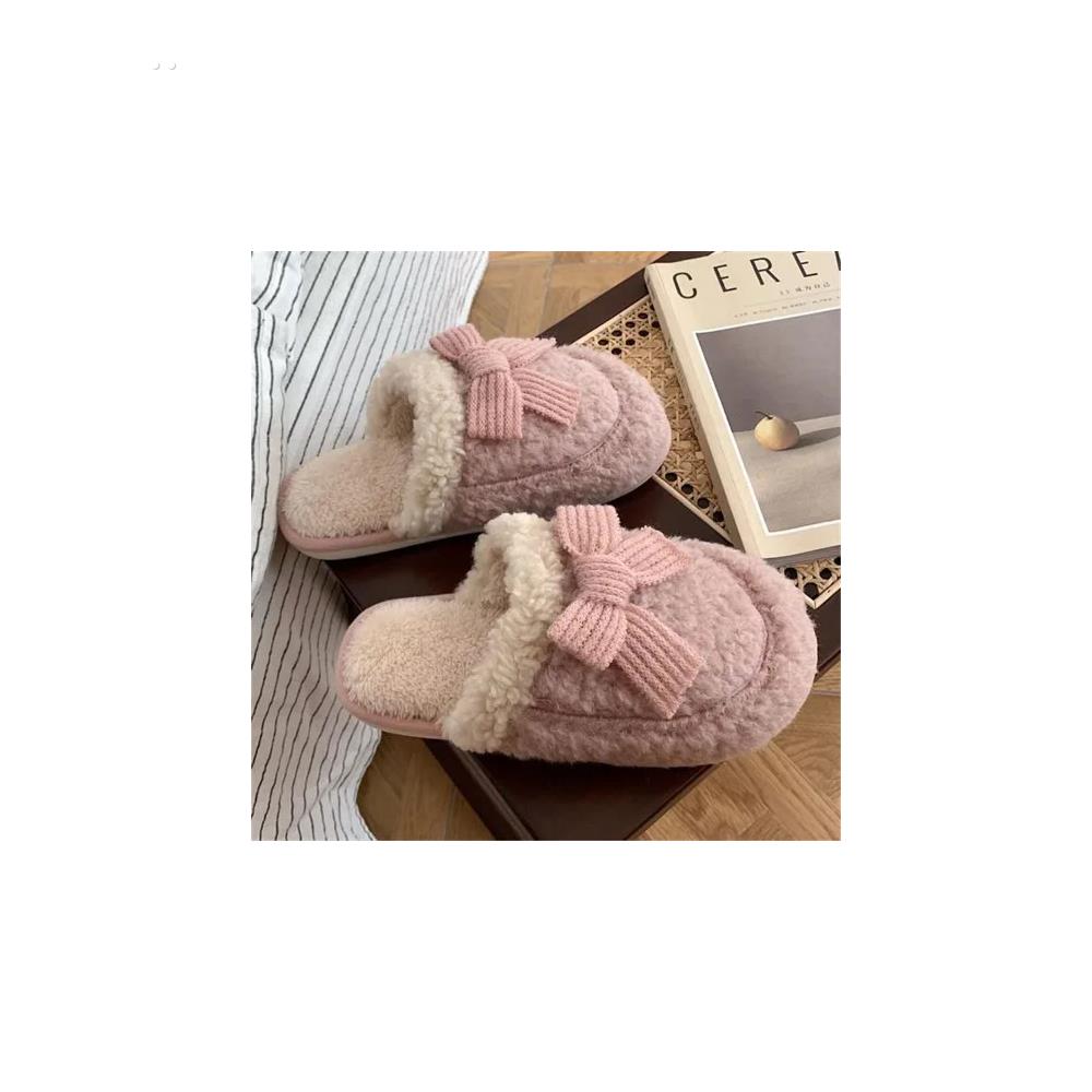 棉拖鞋女士冬季棉拖鞋耐脏厚底防滑超软居家宿舍保暖月子拖鞋时尚