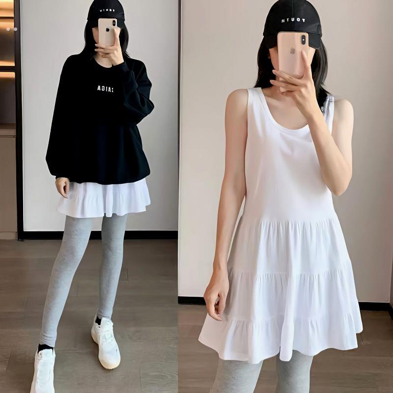 打底裤遮屁帘孕妇屁帘女下摆遮臀加长小屁帘女下摆遮臀裙罩背心长