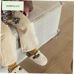 冬款裤子女童灯芯绒加厚喇叭裤女宝宝冬季休闲裤儿童.加绒保暖长.