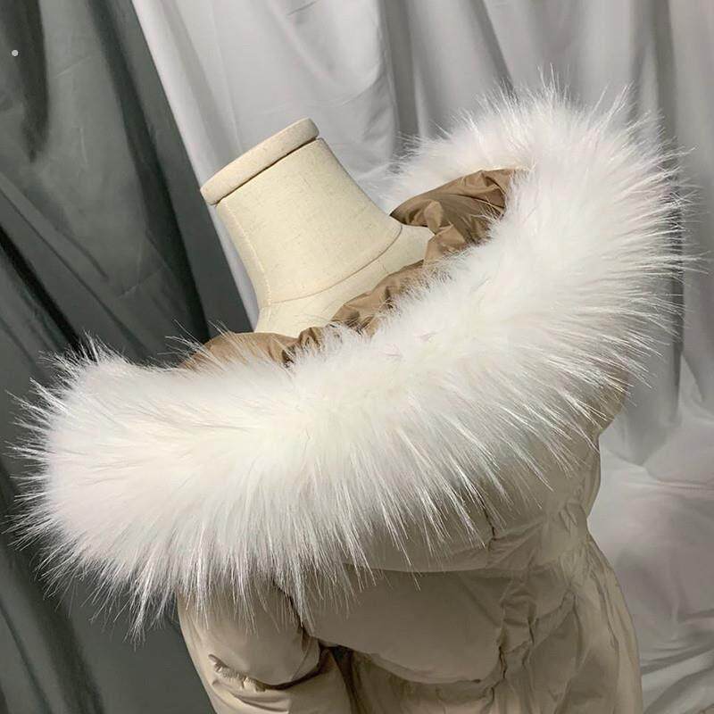 专用领子羽绒服毛领真毛通用帽子衣服百搭单卖可拆卸皮衣配件替换
