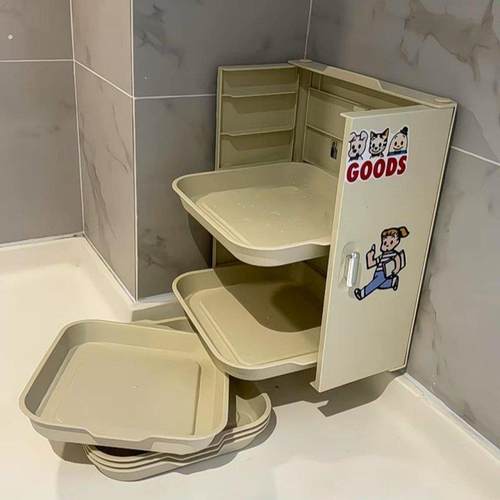 厨房备菜盘配菜盘多层火锅盘子家用壁挂折叠免打孔神器备餐盘收纳