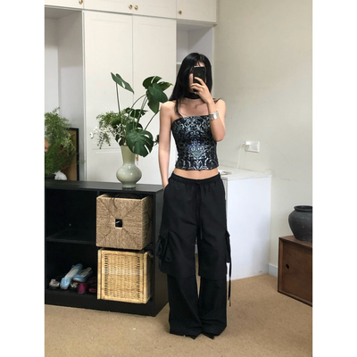 轻亚风机能感工装裤女