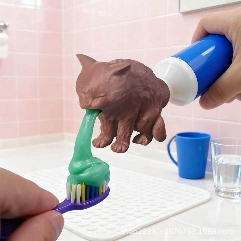 跨境新品3D打印玩具创意搞笑猫咪呕吐物牙膏头整蛊恶搞玩具牙膏盖,模玩/动漫/周边/娃圈三坑/桌游,手办/手办景品,淘宝优惠券,粉丝福利购,淘宝优惠卷