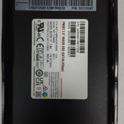 960G SATA 6G 02312GNT MZ7LT960HAJR-0007 服务器SSD PM883议价