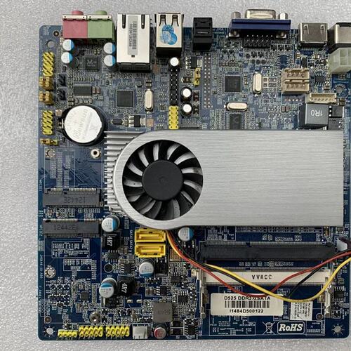 JHS646-10-A50 D525+NM10 DDR3双SATA 主板 ITX 超薄议价