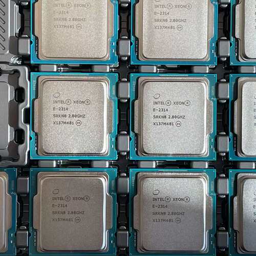 正式版XEON E-2314，2.8G，睿频4.5G，PCIE 4.0，4C/4T，SGX，C25
