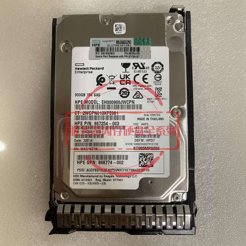 G10 硬盘 870795 EH000900JWP 875217-003 868774-002 900G 15K议
