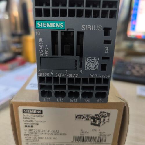 3RT2017-2XF41-0LA2接触器正品议价