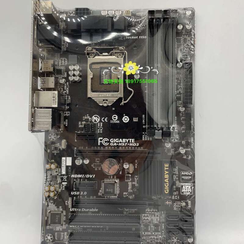 GA-H97-HD3 主板 1150针 DDR3 大板 支持i3 i5 i7 CPU议价图片