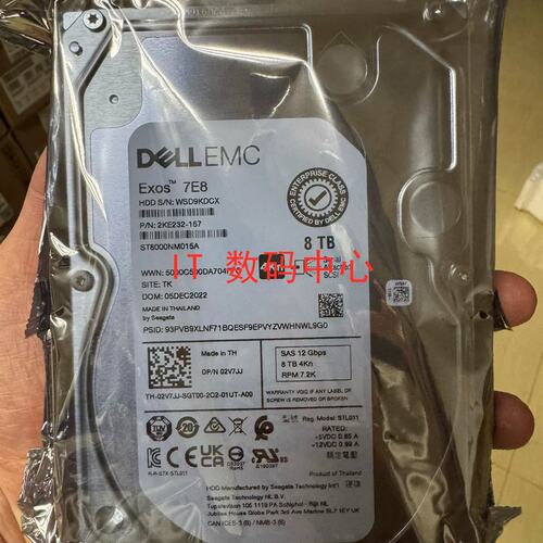 EMC EXOS 7E8 2KE232 ST8000NM015A 8T SAS 4KN 硬盘议价