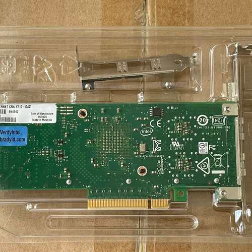 X710 DA2网卡，双口万兆，pcie 8x，支持防伪，10G议价