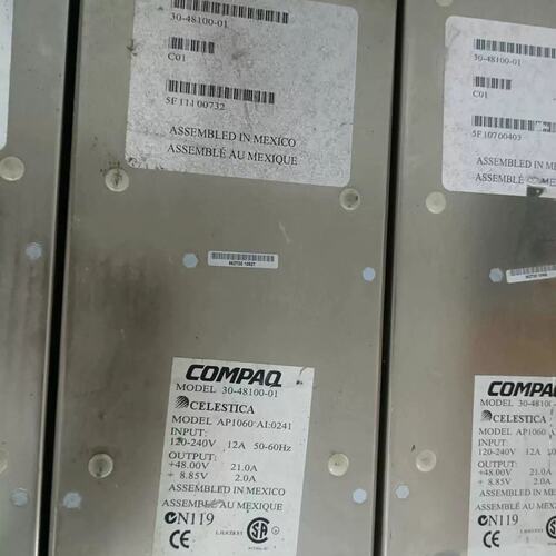 COMPAQ 30-48100-01 AP1060 POWER SUPPLY 1000W 电源议价