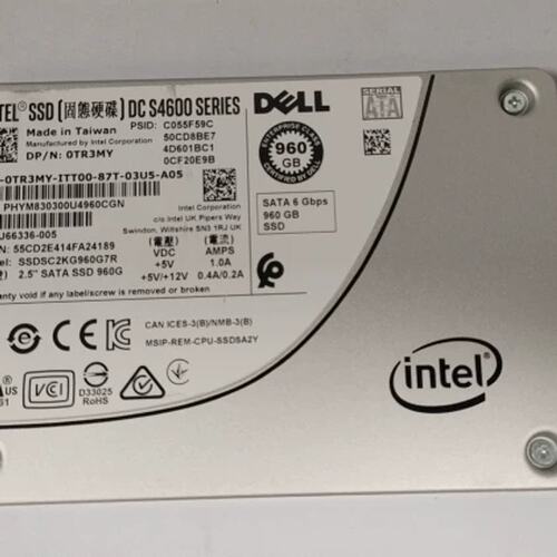 960G 6G SATA 0TR3MY SSDSC2KG960G7R S4600 服务器提供测报议价