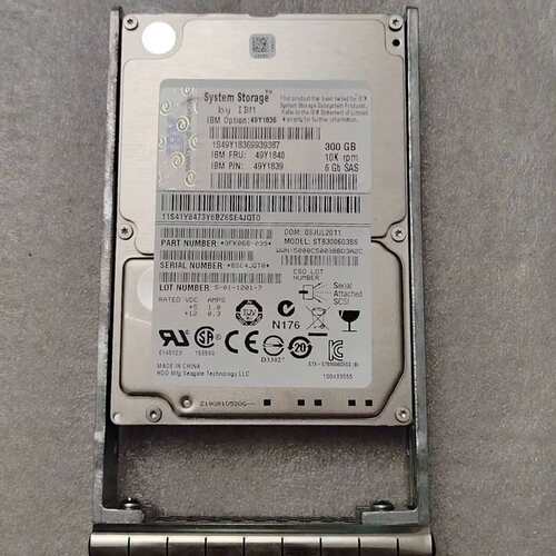P720 P750 44V6838 44V6833 300G 10K SAS 2.5寸 小型机硬盘议价