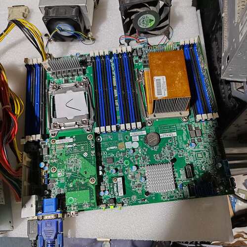 泰安TYAN S7083 X99 C612主板双路 E5 2680V3/V4渲染 带万兆议价