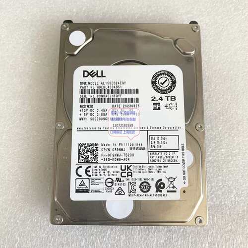 0通电R950 R750 2.4TB HDEBL40D51 AL15SEB24EQ 0F9NWJ议价