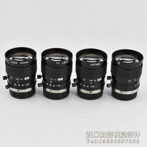 98新 U-TRON mv5018 定焦工业镜头 TV LENS 50mm 1：1.8议价